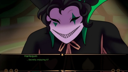 Harlequin character art